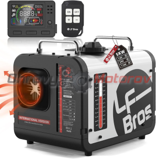 Prenosné nezávislé teplovzdušné kúrenie LF Bros 12V/5kW-DIESEL